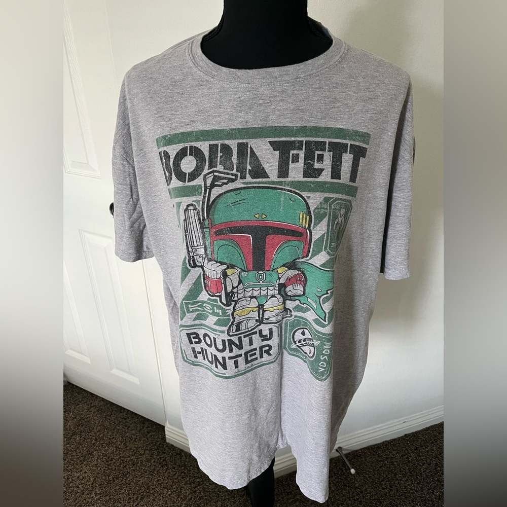 Star Wars Boba Fett Bounty Hunter Graphic Tee | Size Large